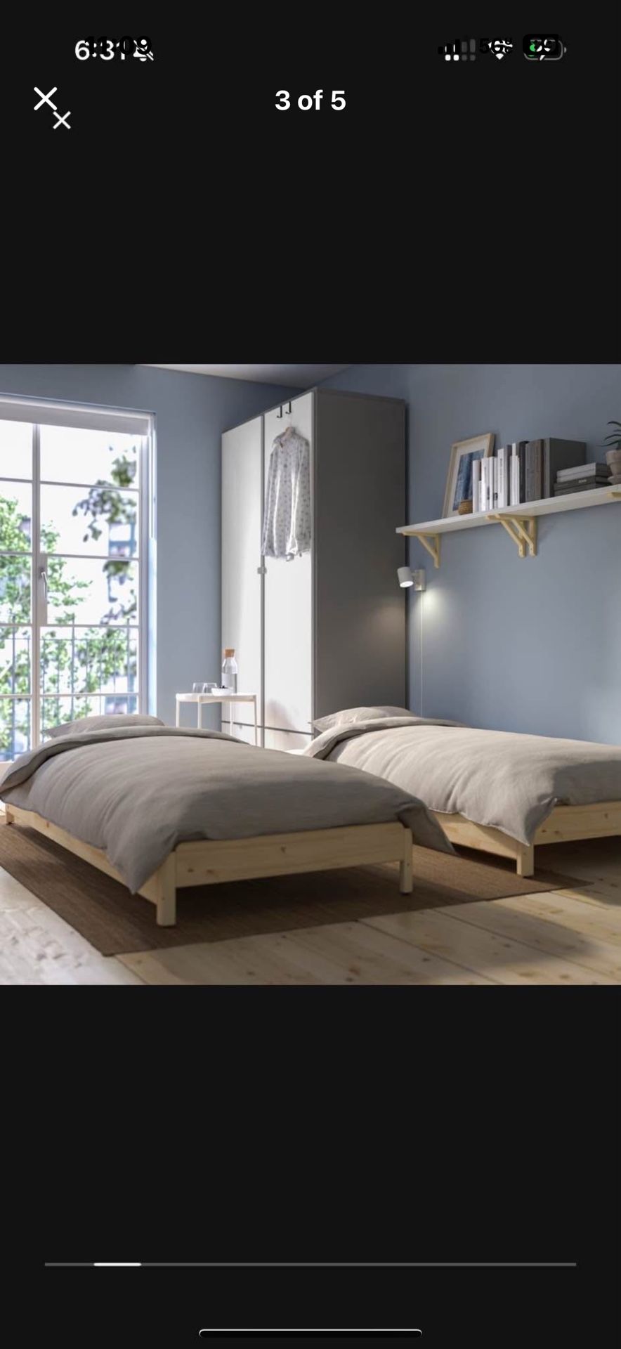 IKEA Twin Bed (like New)