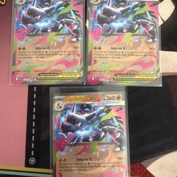 Charizard Ex 3x Pokemon Cards