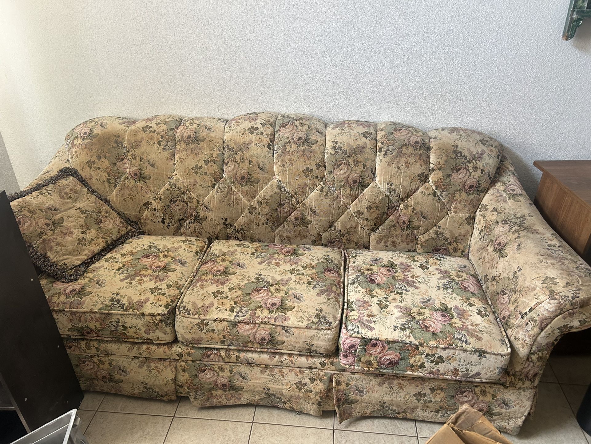 Floral Couch
