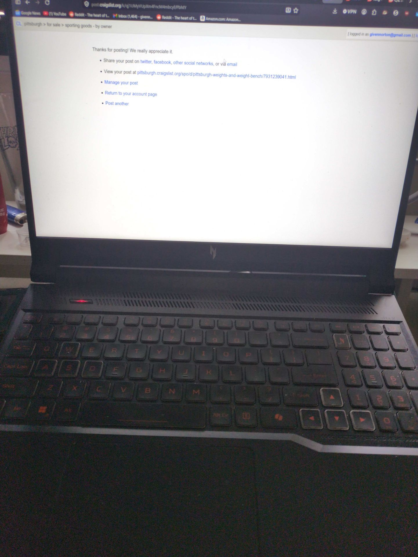 Acer Nitro ANV16-42-R309