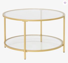 Modern Glass Coffee Table - Like New