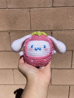 Strawberry Cinnamoroll Sanrio (crochet/amigurumi plush)