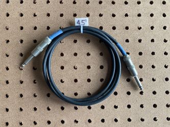 1/4” TS to 1/4” TS Instrumental Cable Pro Co MusicMover Cable – Made in USA 4,5 Feet