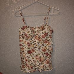 Floral blouse size L 