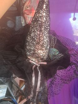 Halloween Costume Witch Hat 