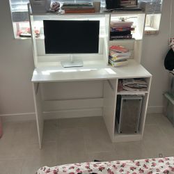 Computer Desk With removable Hutch 