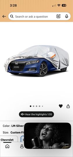 Honda accord car cover
