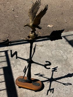 Vintage Full Bodied Eagle Weathervane
