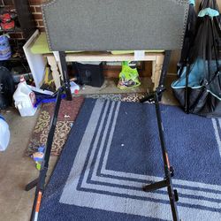 Headboard , Bed Frame And Box Spring 