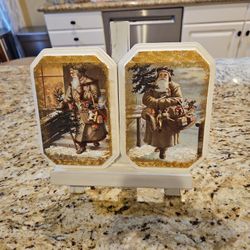 Decoupage Santa's Retangle 