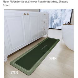 Green Bath Mat