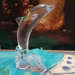 Waterford Crystal Dolphin - See More Information Below 