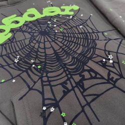Slate Grey Sp5der Hoodie 