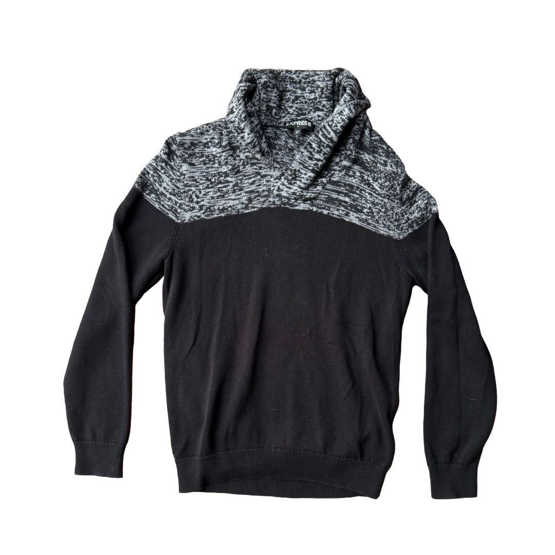 Express Men’s Marked Shawl Collar Sweater Size M