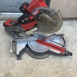 Milwaukee 10 Inch Cordless Miter Saw W/ 9volt Battery And Rapid Charger