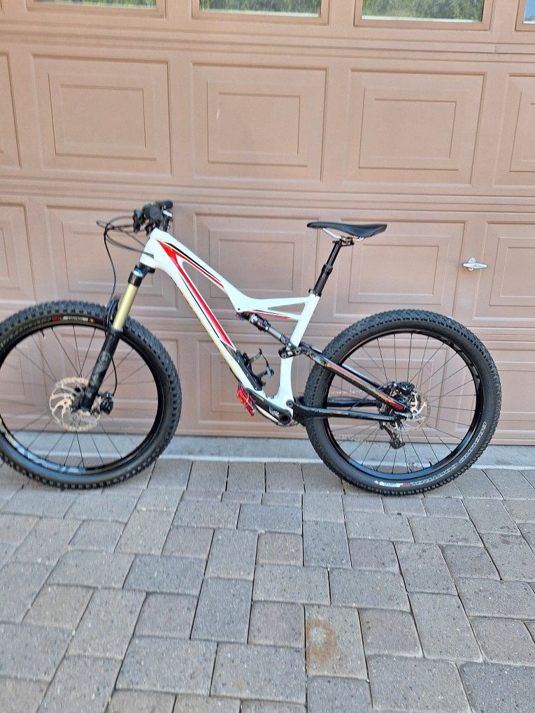 SPECIALIZED STUMPJUMPER 27.5 INCH CARBON FULL SUSPENSION MOUNTAIN BIKE ...