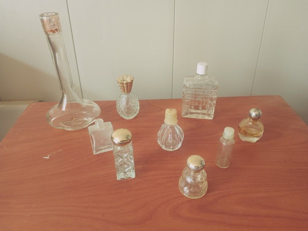 Old Antique Perfume Bottles..
