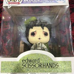 Edward Scissorhands With Dinosaur Shrub Funko Pop