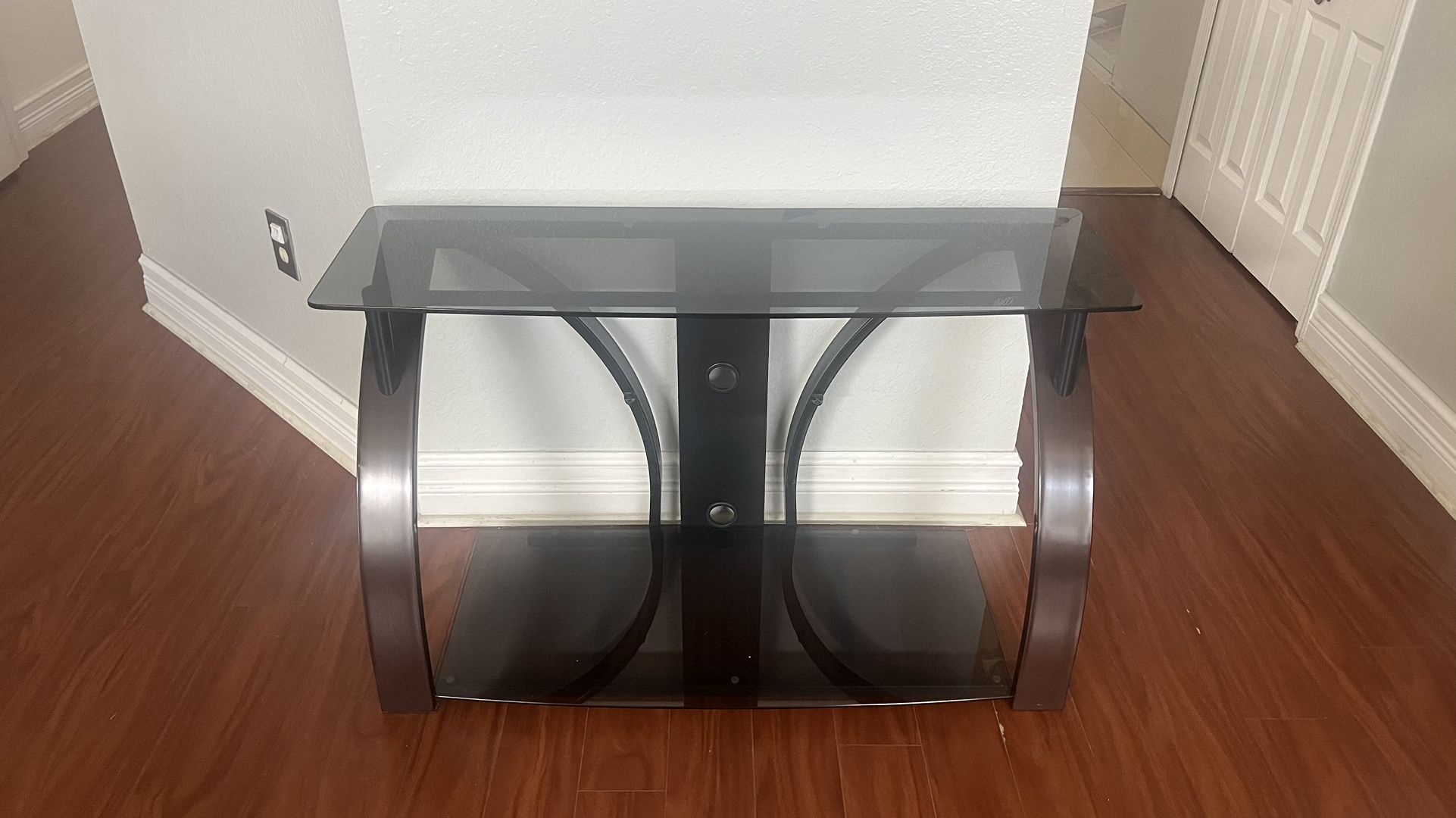 Glass And Wood Desk Modern