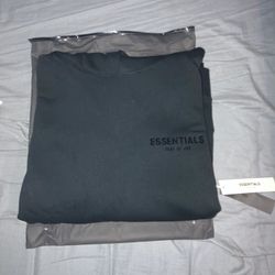 Black Essentials hoodie