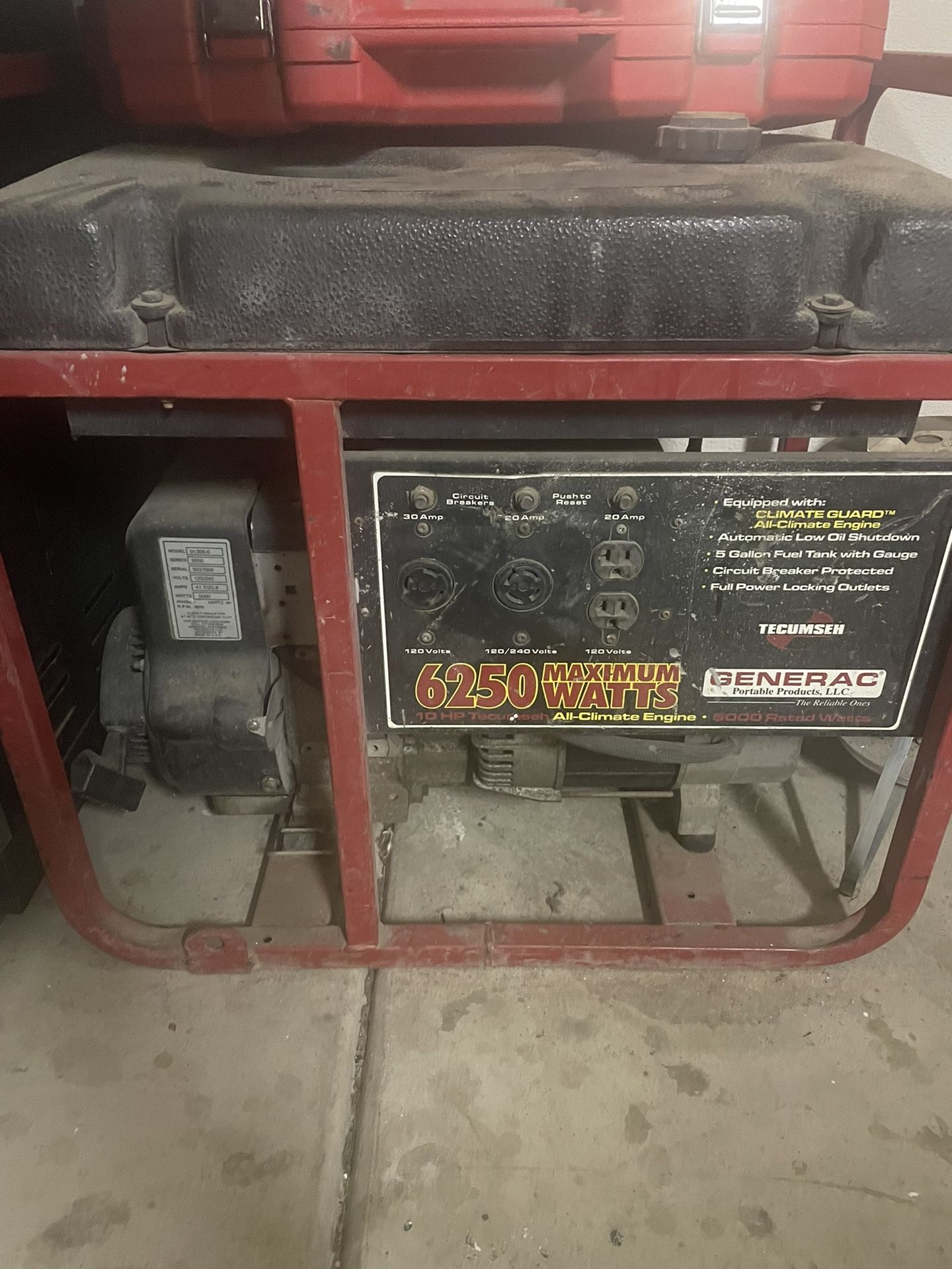 6250 Watt Generator