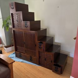 Japanese Double Sided Stair Tonsu - 3 Piece