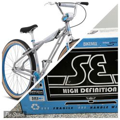 SE Bikes Quadangle 29” BMX Sterling Silver 2024