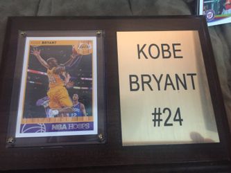 Kobe Bryant plaque