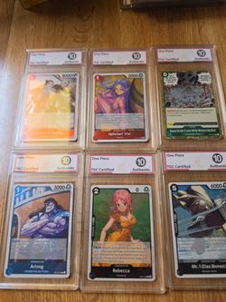 One piece cards $5 each