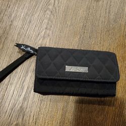 Quilted Black Quilted Vera Bradley Wallet