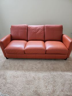 3seat leather sofa