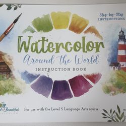 Watercolor Art Book Homeschool Around The World 