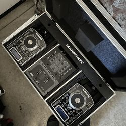 Rane Mixer with Numark CD player