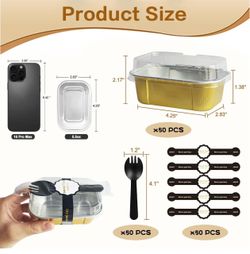 mini loaf pans with lids and spoons