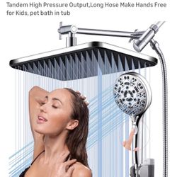 Ring Showerhead With Handheld 14 Inch Showerhead