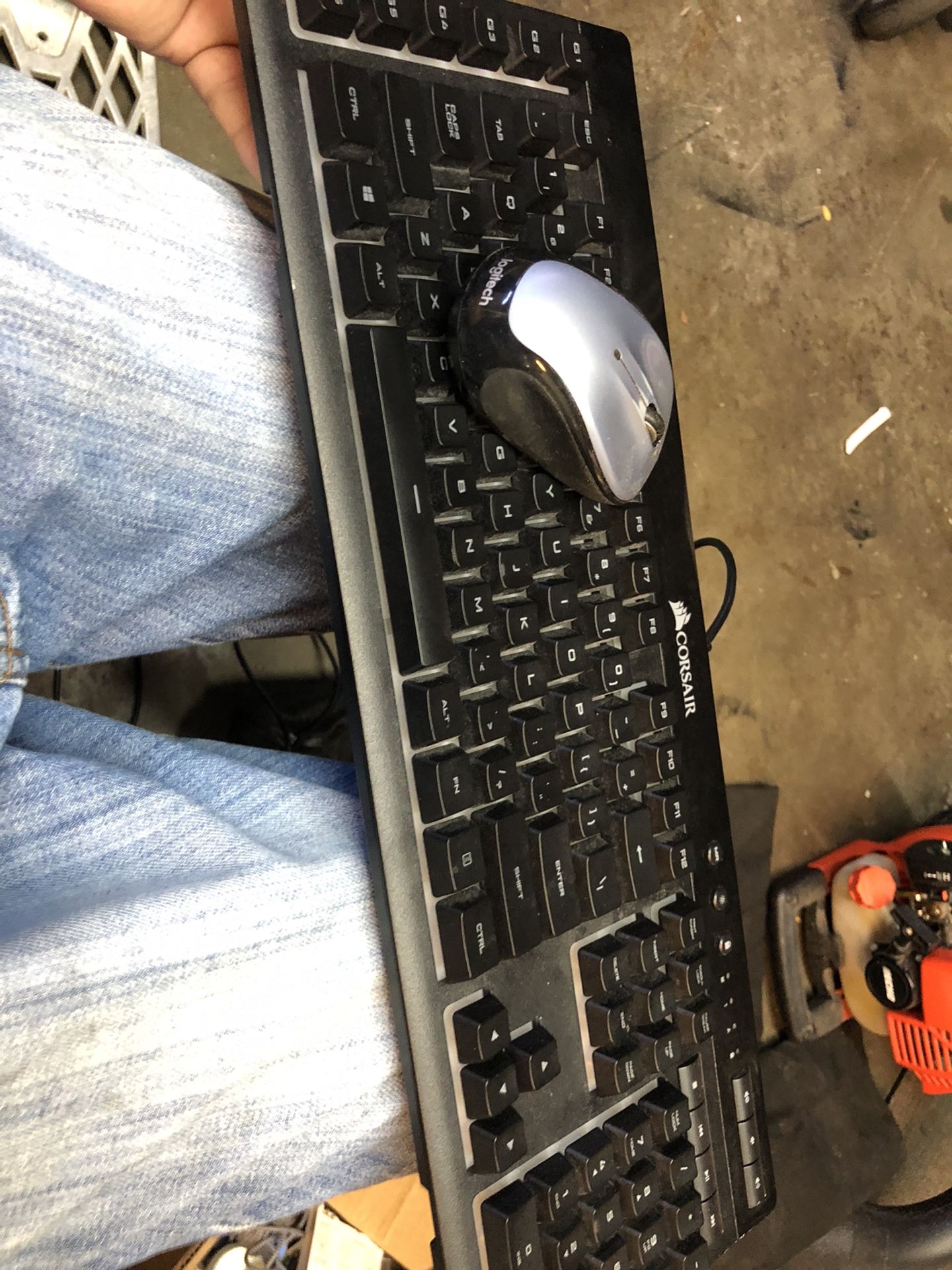 Gaming Keyboard And Wireless Mouse
