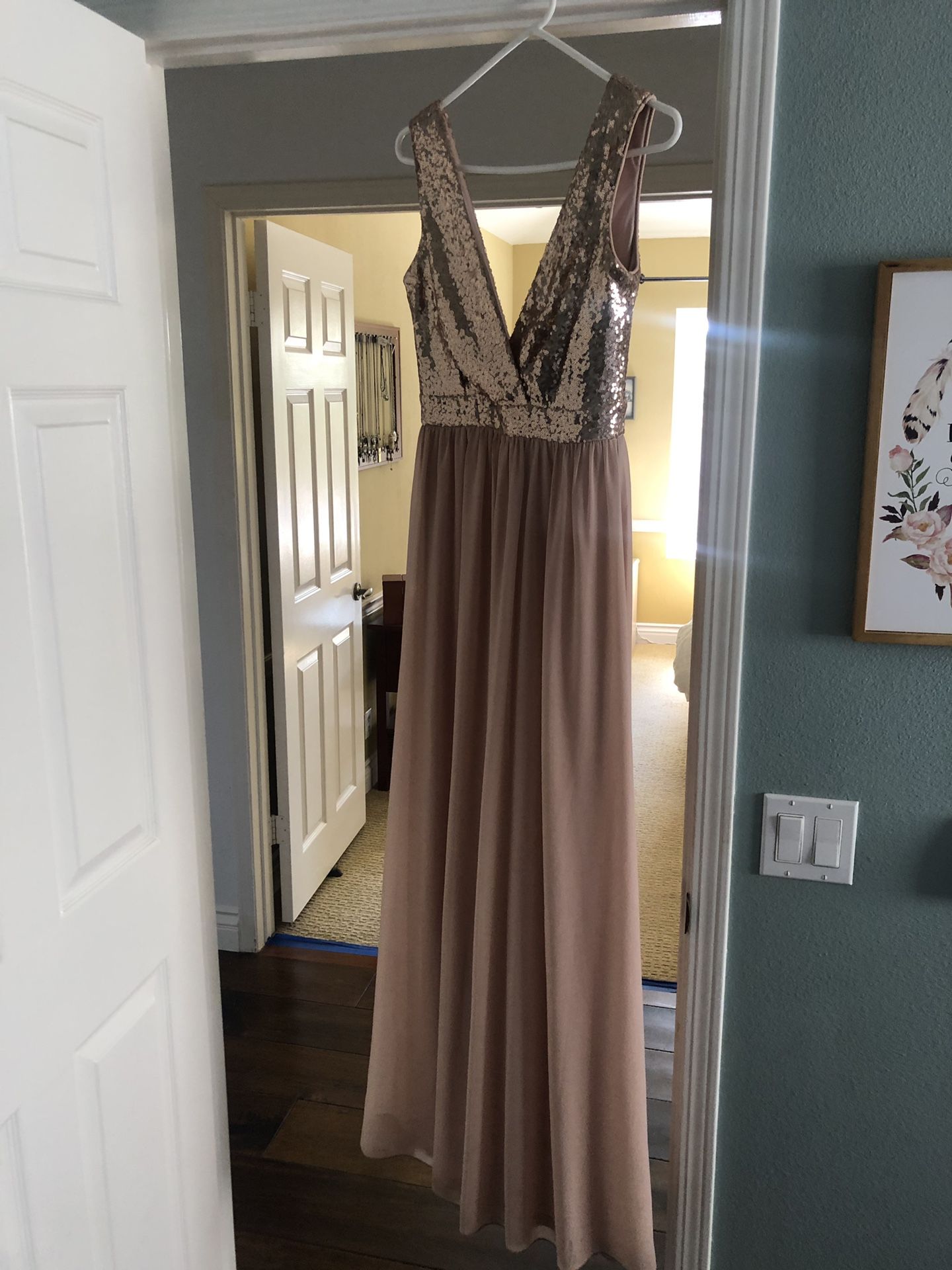 LULUS BRIDESMAID DRESS in Champagne — used only one time! Incredible ...