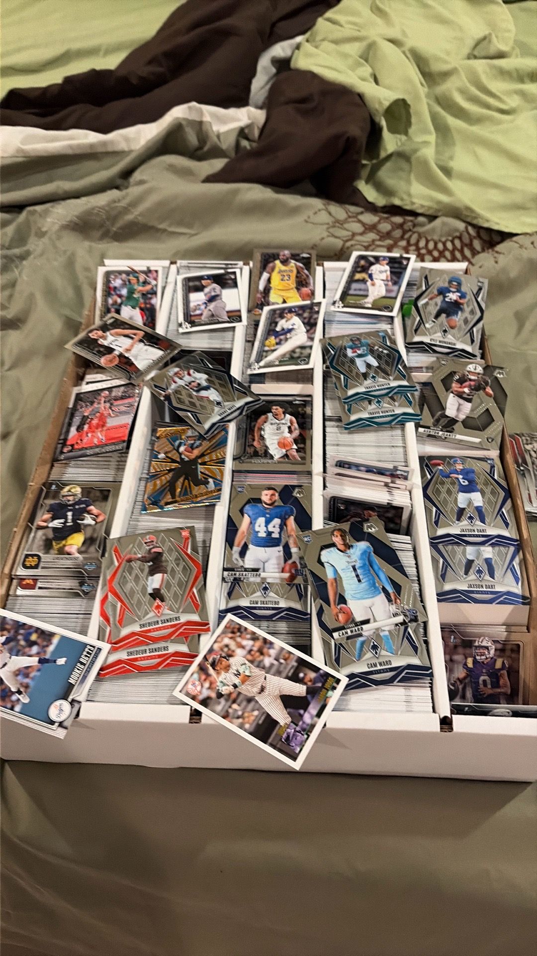 HUGE SPORTS CARD LOT SEVERAL THOUSAND W / ROOKIES , STARS , DODGERS , LAKERS , ALL NEW