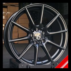 New 18" TL ANGLE 18X8 5X114 ET35 CB73.1 Matte Black
