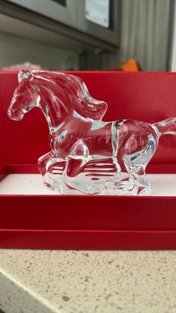 Baccarat Glass Horse