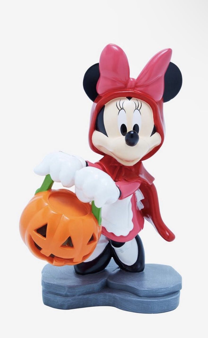 Disney Minnie Mouse Halloween Light-Up Garden Statue