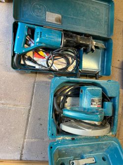 Makita power Saws set and Pittsburg Automotive Jack set