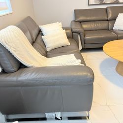 100%  Leather From City Furniture 