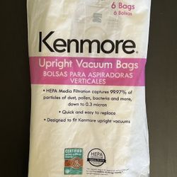 6 Kenmore Upright Vacuum Bags Style O Quick And Easy To Replace
