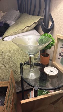 Giant martini glass