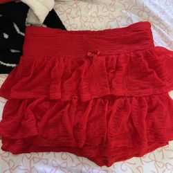 Cute Red Skirt 