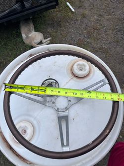 Vintage 3-Spoke Steering Wheel
