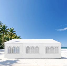 Carpa blanca para fiesta 10 x 30 pies (nueva en su caja)