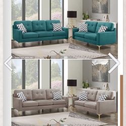 2-pc Sofa Set! Available In Different Styles 