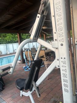 Chest and shoulder press machine (operational)